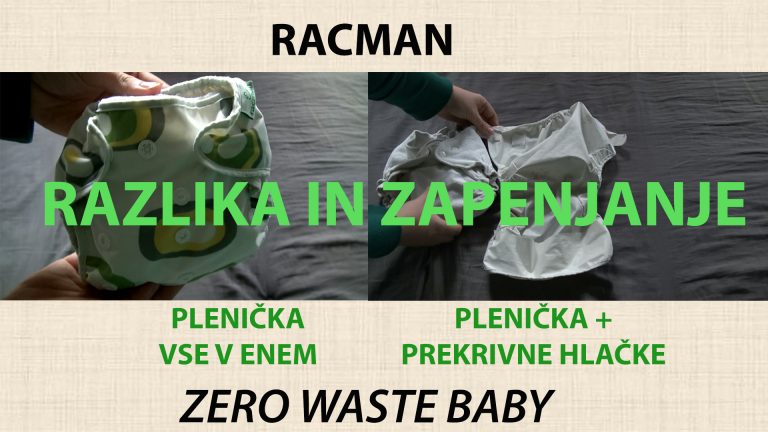 Read more about the article RAZLIKA IN ZAPENJANJE | plenička in prekrivne hlačke ali plenička vse v enem | RACMAN | Zero waste baby #3